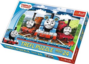 Picture of Puzzle Maxi Wesołe lokomotywy