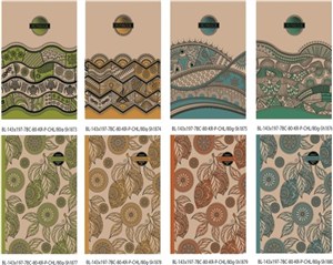 Picture of Notatnik ozdobny 143x197 80 stron gładki mix