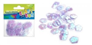 Picture of Ozdoba dekoracyjna błyszczące kwiaty