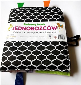 Picture of Cudowny świat jednorożców Książeczka sensoryczno-manipulacyjna