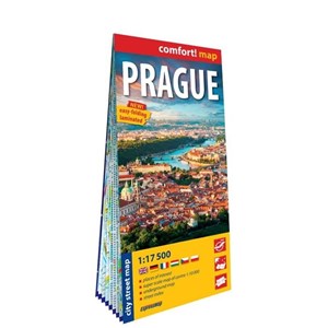 Obrazek Praga (Prague) laminowany plan miasta 1:17 500