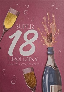 Picture of Karnet Urodziny 18 damskie