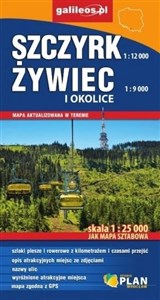 Picture of Szczyrk,  Żywiec i okolice. Mapa w skali 1:25 000