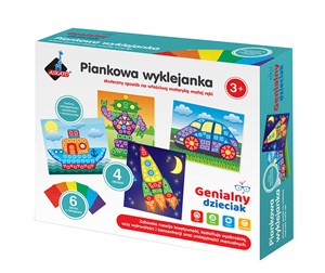 Obrazek Genialny Dzieciak Piankowa wyklejanka