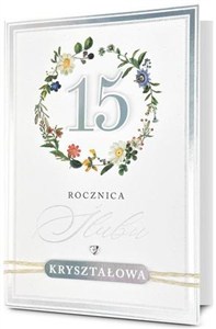 Obrazek Karnet Rocznica ślubu 15