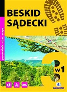 Picture of Beskid Sądecki 3 w 1 Przewodnik, atlas i mapa