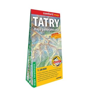 Obrazek Tatry. Mapa panoramiczna; laminowana mapa turystyczna; 1:28 000