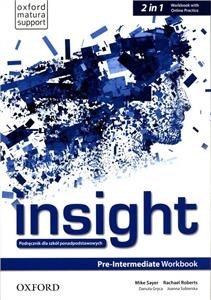 Picture of Insight Pre-Intermediate Workbook with Online Practice Szkoły ponadpodstawowe