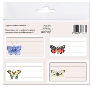 Obrazek Naklejki na zeszyty Motyle