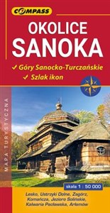 Obrazek Okolice Sanoka Góry Sanocko-Turczańskie Szlak ikon mapa turystyczna 1:50 000