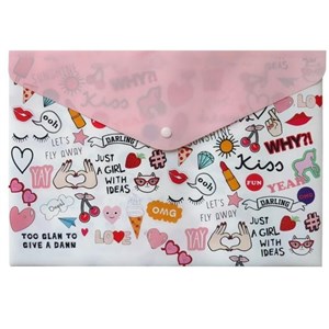 Obrazek Teczka A4 różowa