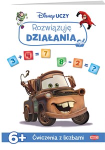 Picture of Disney Uczy Auta  Rozwiązuję działania Ćwiczenia z liczbami UDK-9303