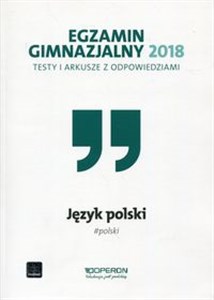Obrazek Egzamin gimnazjalny 2018 Język polski testy i arkusze z odpowiedziami Gimnazjum