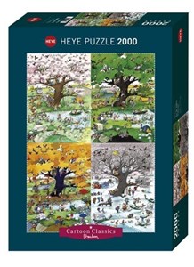 Obrazek Puzzle 2000 Cztery pory roku, Blachon