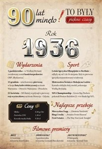 Picture of Karnet Urodziny 90