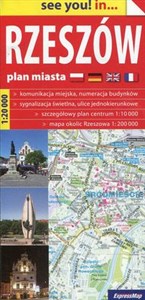 Obrazek Rzeszów plan miasta 1:20 000