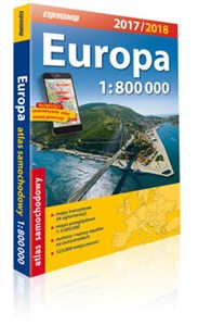 Obrazek Europa atlas samochodowy 1:800 000