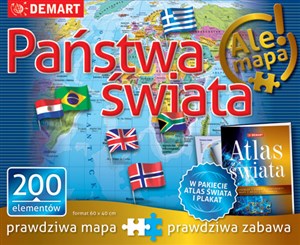 Picture of Puzzle Państwa świata + atlas