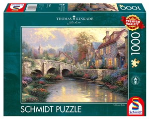 Obrazek Puzzle 1000 Thomas Kinkade Na starym moście