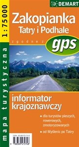 Obrazek Zakopianka Tatry Podhale mapa turystyczna