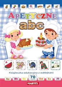 Picture of Apetyczne abc Książeczka edukacyjna z naklejkami