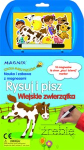 Picture of Rysuj i pisz. Wiejskie zwierzątka. MAGNIX Szkoła Małej Pszczółki