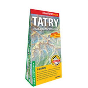 Obrazek Tatry mapa panoramiczna mapa turystyczna 1:28 000