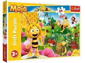 Obrazek Puzzle Maxi 24 Pszczółka Maja w świecie pszczółki Mai