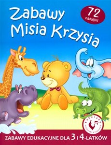 Picture of Zabawy Misia Krzysia Zabawy edukacyjne dla 3 i 4-latków