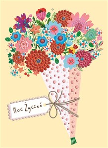 Obrazek Karnet B6 Rożek kwiatowy