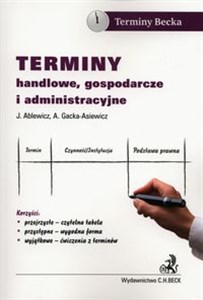 Picture of Terminy handlowe, gospodarcze i administracyjne