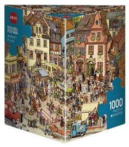 Picture of Puzzle 1000 Szaleństwo na zakupach Puzzle+plakat