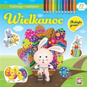 Obrazek Koloruję i naklejam. Wielkanoc