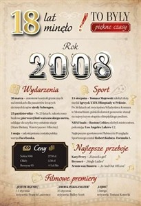 Obrazek Karnet Urodziny 18