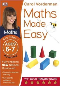 Obrazek Maths Made Easy Ages 6-7 Key Stage 1 Advanced (Made Easy Workbooks)
