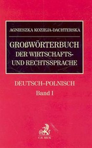 Picture of Grossworterbuch der Wirtschafts- und Rechtssprachte /niem-pol/