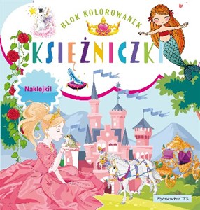Picture of Księżniczki. Blok kolorowanek + naklejki wyd. 2