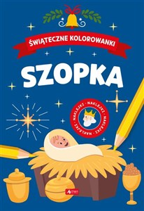 Obrazek Świąteczne kolorowanki. Szopka