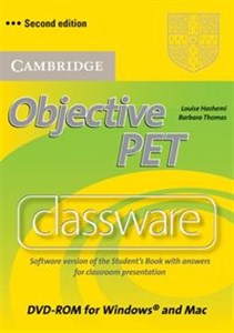 Obrazek Objective PET Classware DVD with answers