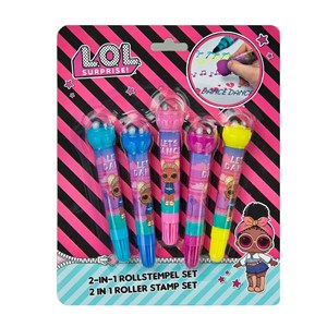 Picture of Flamastry ze stempelkami 2w1 5szt