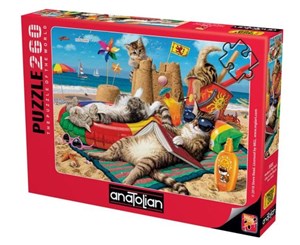 Picture of Puzzle 260 Koty na plaży