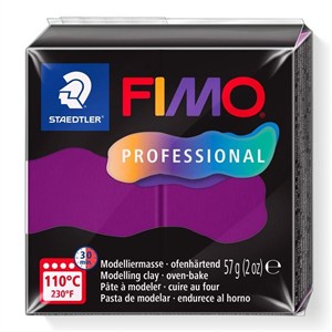 Obrazek Masa termoutwardzalna Fimo 57g fioletowy