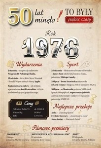 Picture of Karnet Urodziny 50