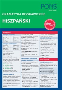 Picture of Gramatyka błyskawicznie hiszpański