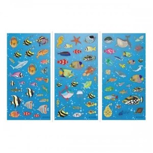 Picture of Naklejki Sticker BOO silver rybki