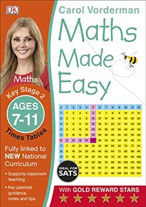 Picture of Maths Made Easy Times Tables Ages 7-11 Key Stage 2 (Made Easy Workbooks)