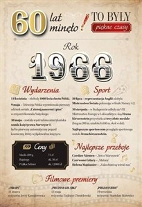 Obrazek Karnet Urodziny 60