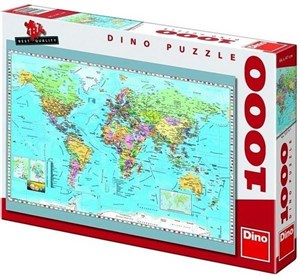 Picture of Puzzle 1000 Mapa Polityczna DINO