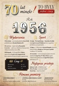 Obrazek Karnet Urodziny 70