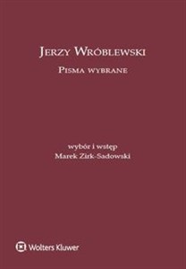 Picture of Jerzy Wróblewski Pisma wybrane